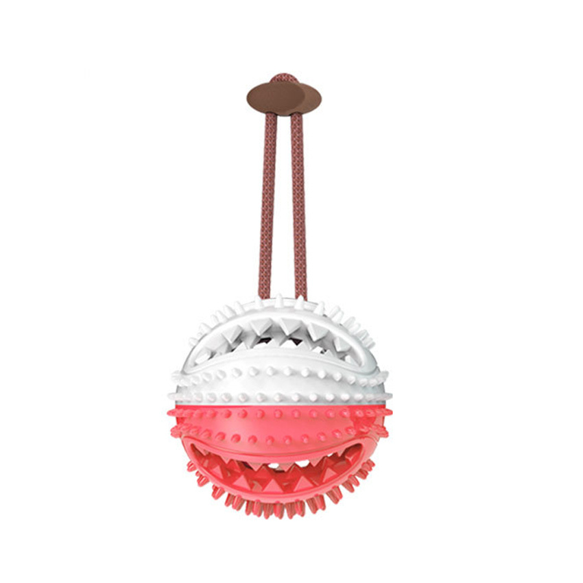 1281218368658.jpg Dog Toys Silicon Suction Cup Tug Interactive Dog Ball Toy For Pet Chew Bite Tooth Cleaning Toothbrush Feeding Pet Supplies - Image 10