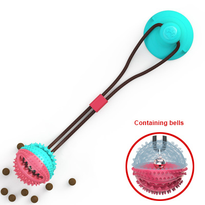152434514969.jpg Dog Toys Silicon Suction Cup Tug Interactive Dog Ball Toy For Pet Chew Bite Tooth Cleaning Toothbrush Feeding Pet Supplies - Image 4