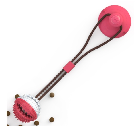 4fe321cc-311e-43ed-acf4-3e9268a8b509.jpg Dog Toys Silicon Suction Cup Tug Interactive Dog Ball Toy For Pet Chew Bite Tooth Cleaning Toothbrush Feeding Pet Supplies - Image 5